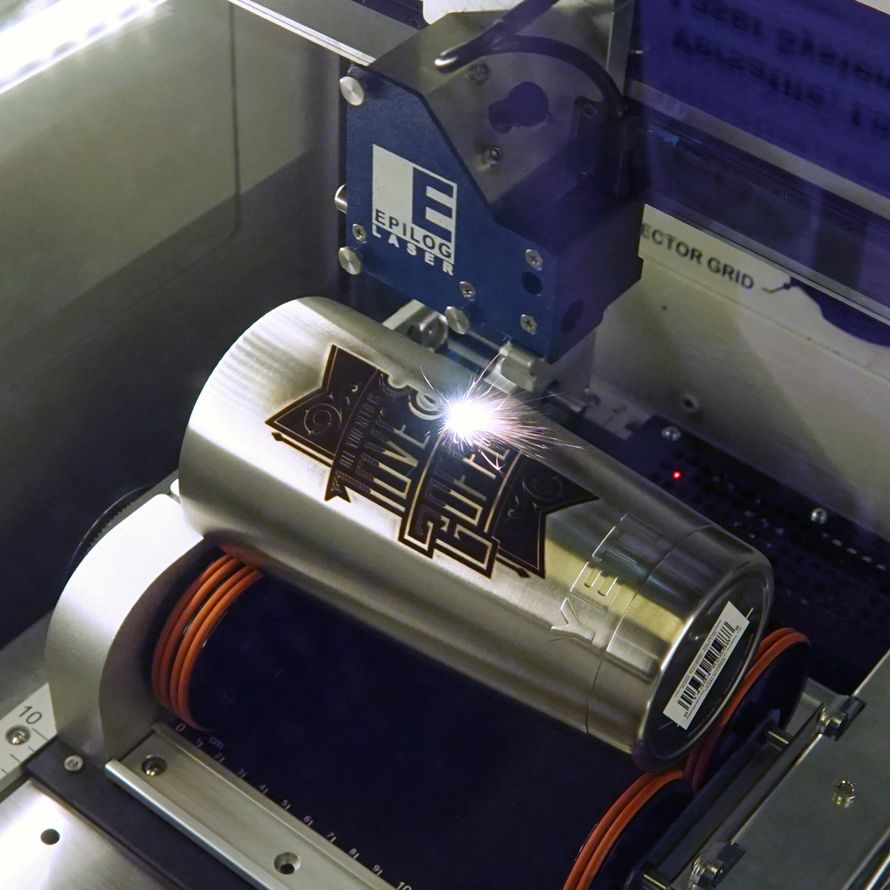 Detalj laserskog graviranja